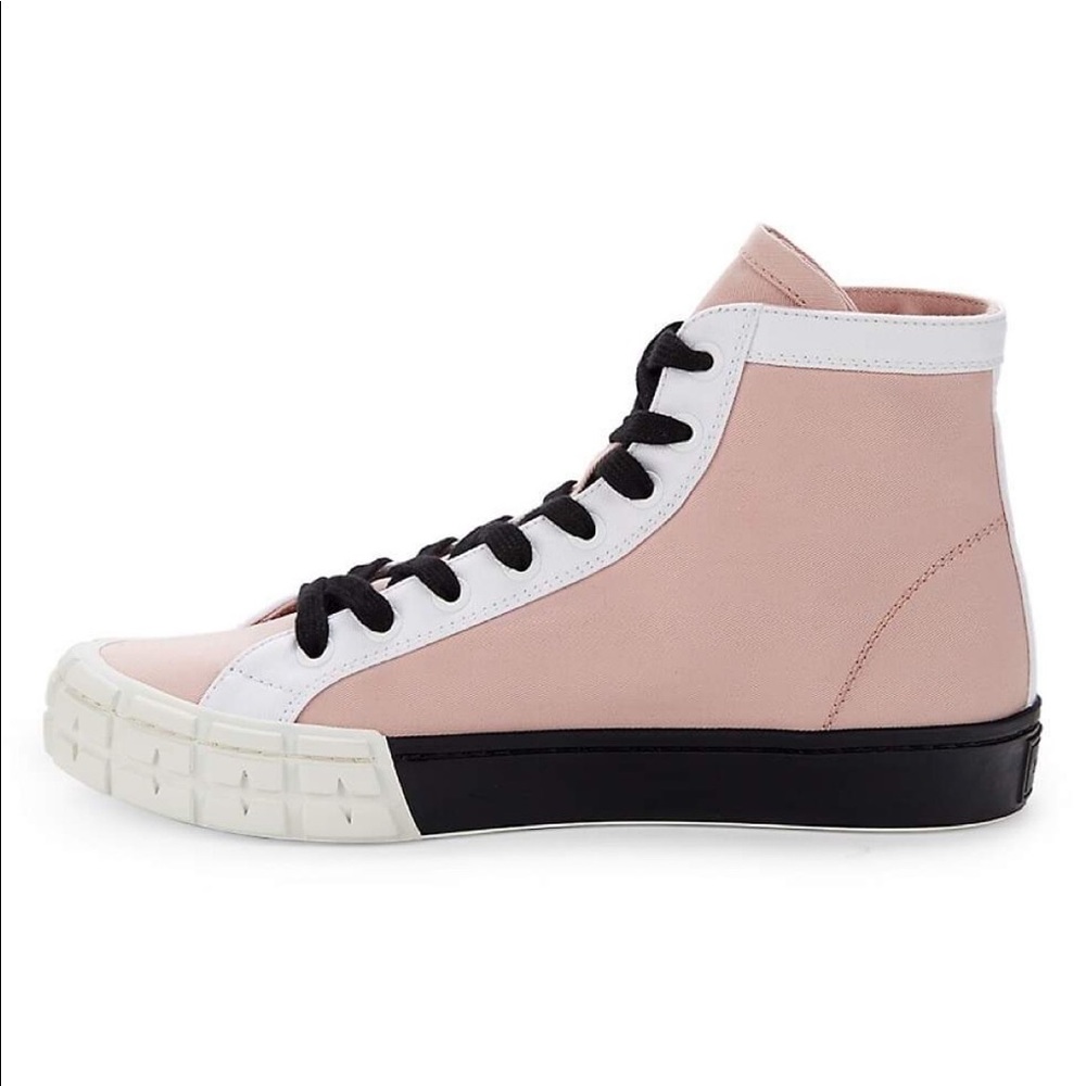 BNWT PRADA GABARDINE HI-TOP SNEAKERS Men - Picture 3 of 6